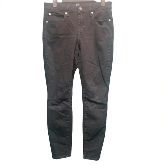 GAP CURVY TRUE BLACK SKINNY JEANS - Picture 4 of 7